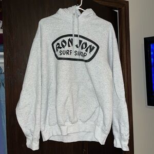ron jon surf shop grey hoodie